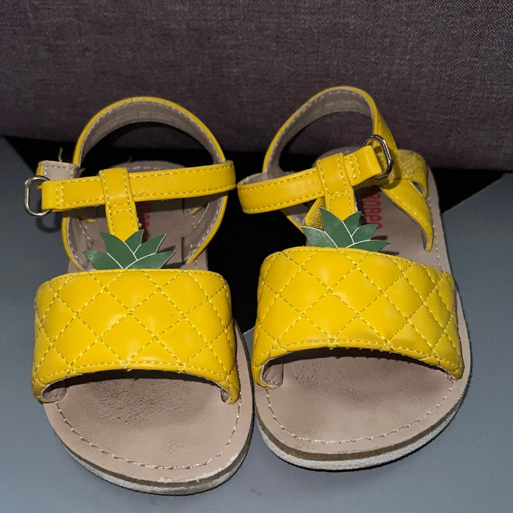 Gymboree pineapple sandals